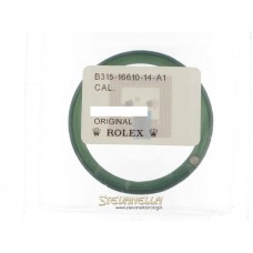 Rolex ghiera/lunetta verde in acciaio Submariner ref. 16610LV 50th nuova